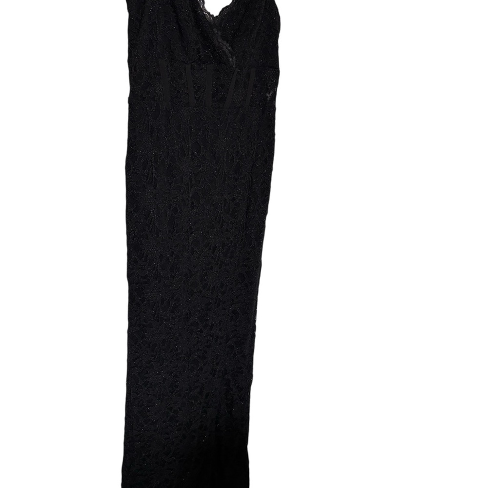 Women’s City Studio Elegant Black Lace Dress